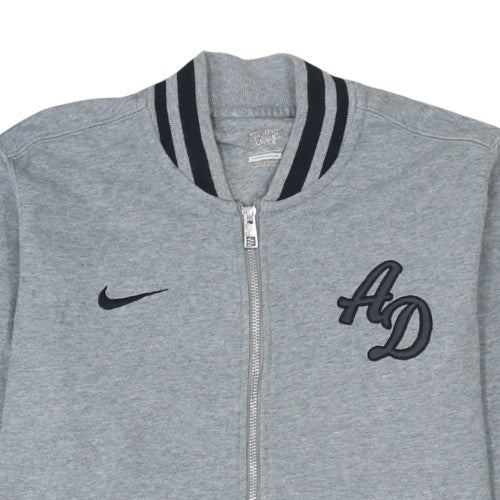 Nike Men's Grey XL Varsity Jacket Athletic Dept Full Zip
