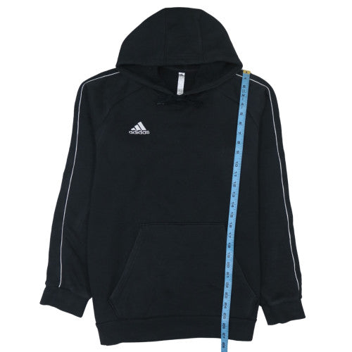 Adidas Mens Black L Pullover Hoodie Fleece Sports Sweatshirt