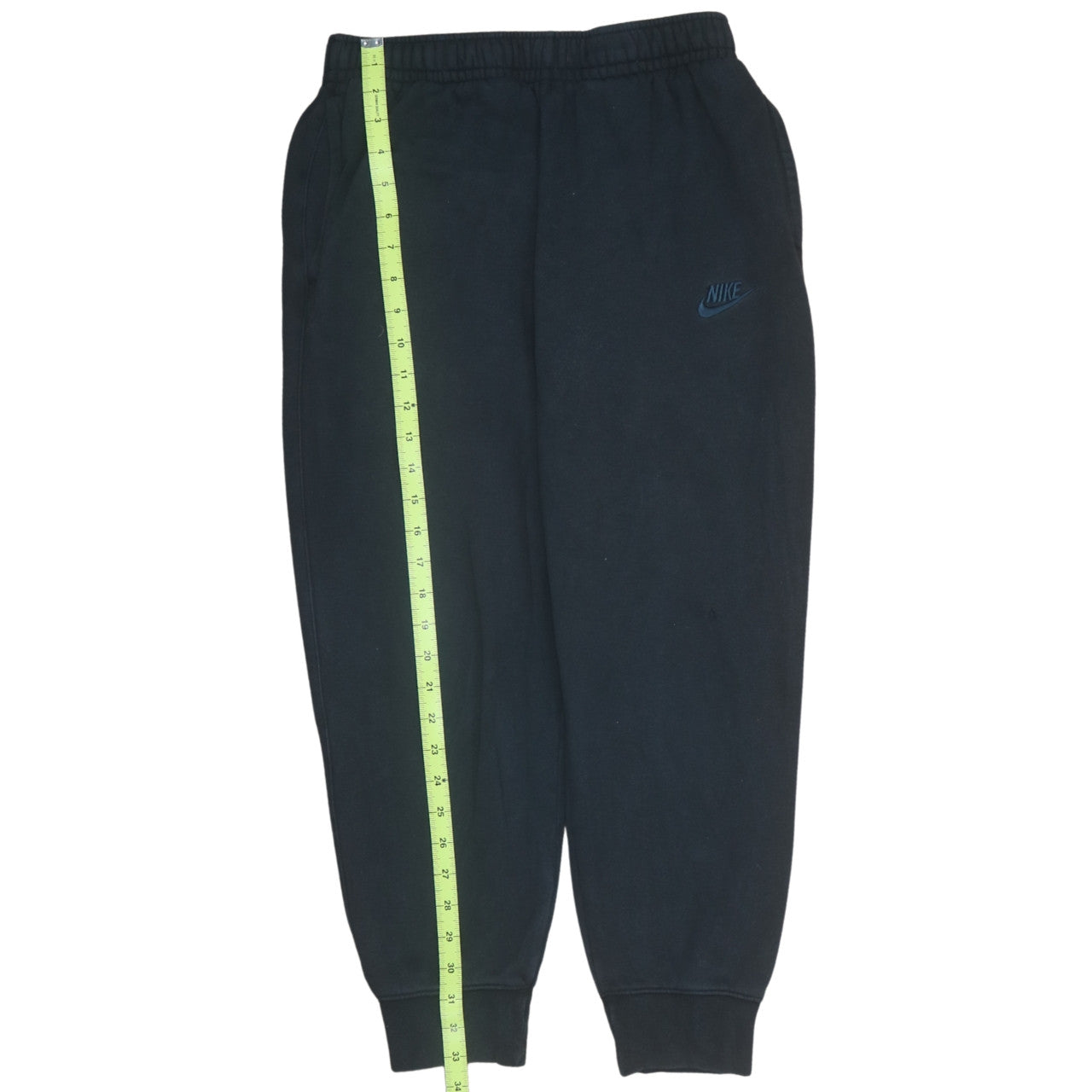 Nike Men's Black Fleece Jogger Sweatpants Small Regular Fit