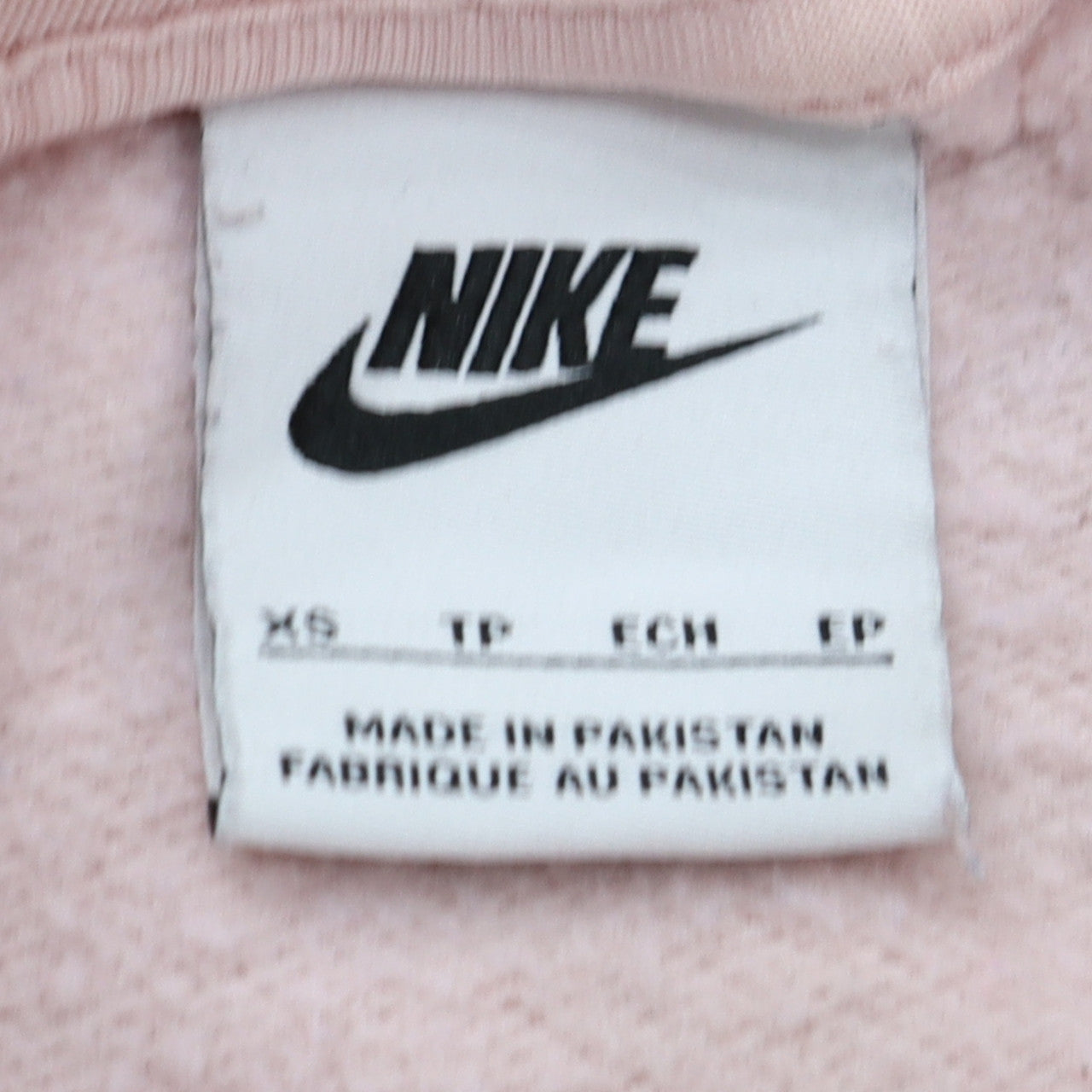 Nike Women's Pink Crew Neck Pullover Sweatshirt XS Cotton Blend