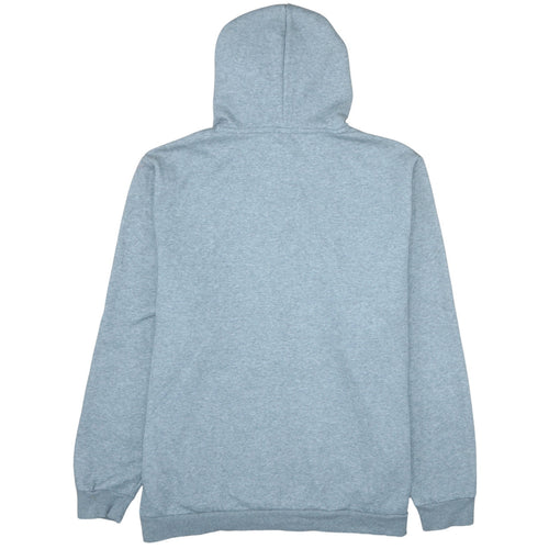 Puma Men's Grey Pullover Hoodie 2XL Regular Fit Logo Fleece Sweatshirt