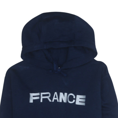 Nike Men's Blue France Pullover Hoodie M Sports Sweatshirt
