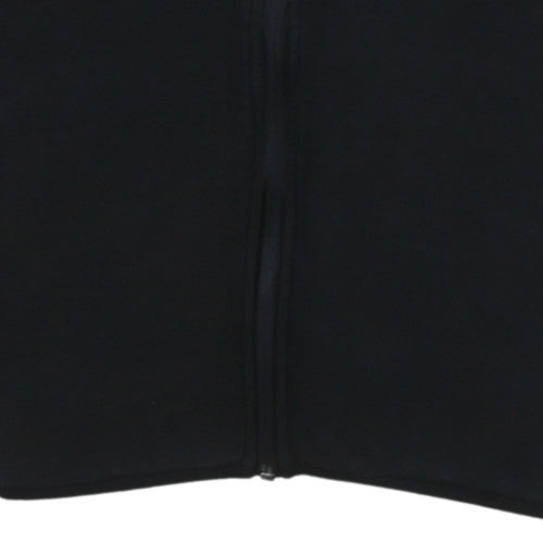 Puma Men's Black Full Zip Hoodie Medium Classic Fleece