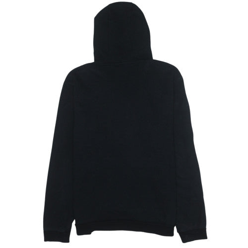 Adidas Mens Black Hoodie Pullover M Logo Cotton Blend