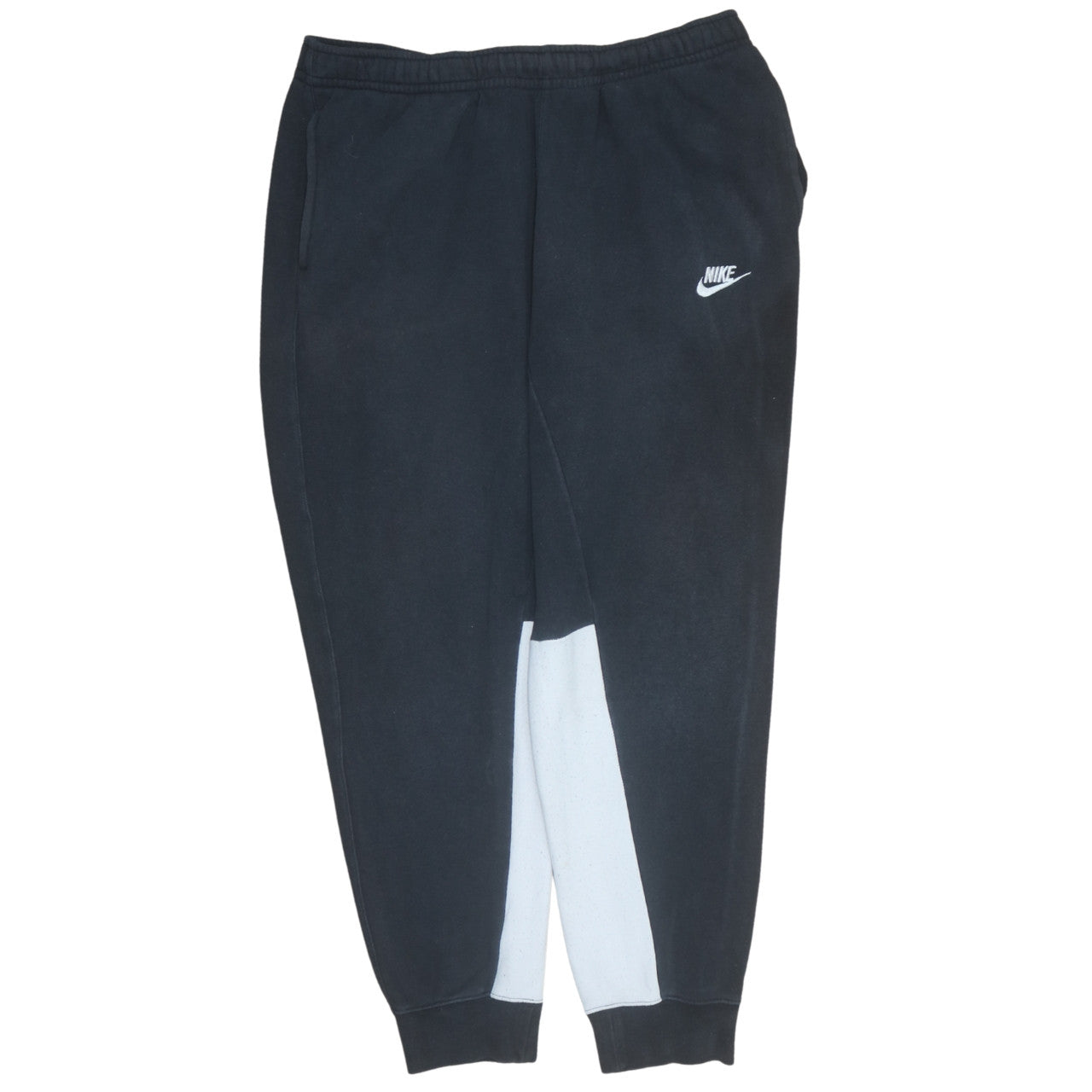 Nike Men's Black Jogger Fleece Sweatpants L Regular Fit