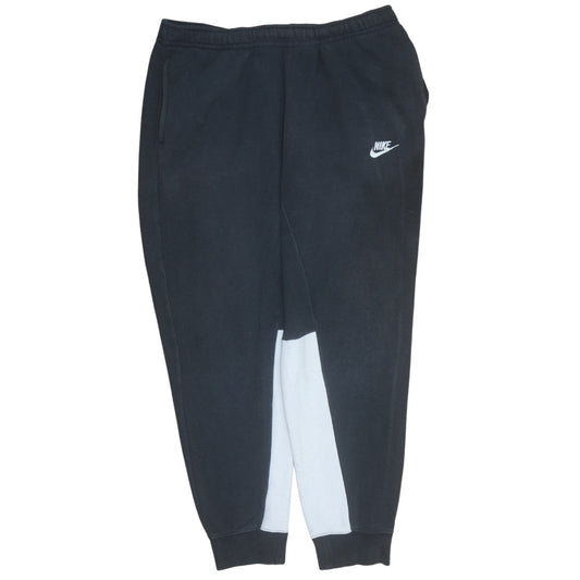 Nike Men's Black Jogger Fleece Sweatpants L Regular Fit