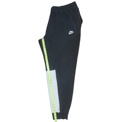Nike Men's Black Jogger Fleece Sweatpants L Regular Fit