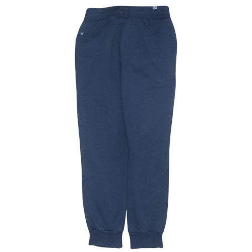 Puma Mens Blue Jogger Sweatpants M Regular Fit Fleece Activewear