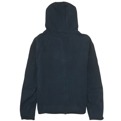 Nike Boys Black Full Zip Hoodie XL 158-170cm Fleece Casual Sweatshirt