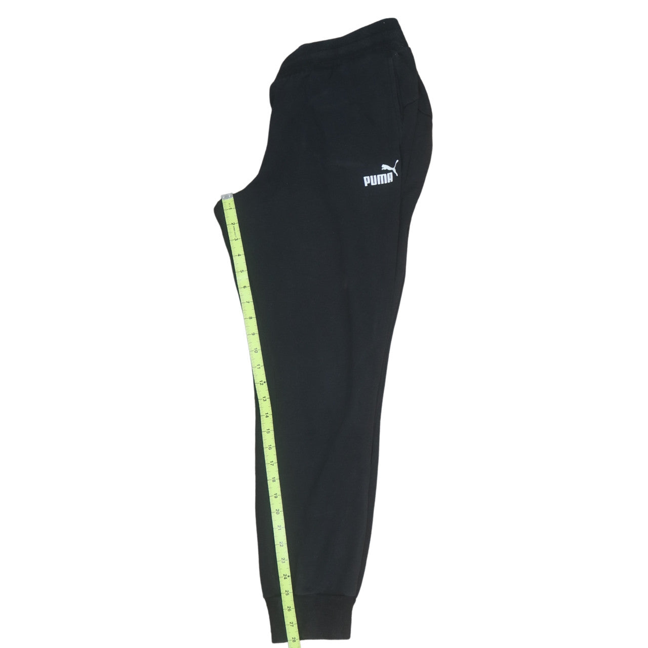 Puma Mens Black Jogger Sweatpants M Regular Fit Fleece Sports Trousers