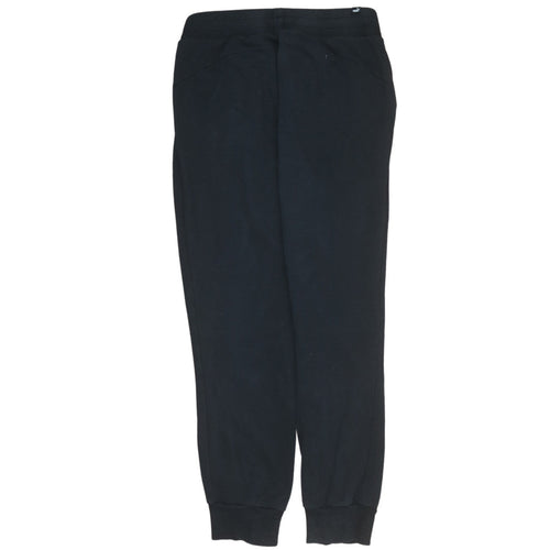 Puma Mens Black Jogger Sweatpants M Regular Fit Fleece Sports Trousers