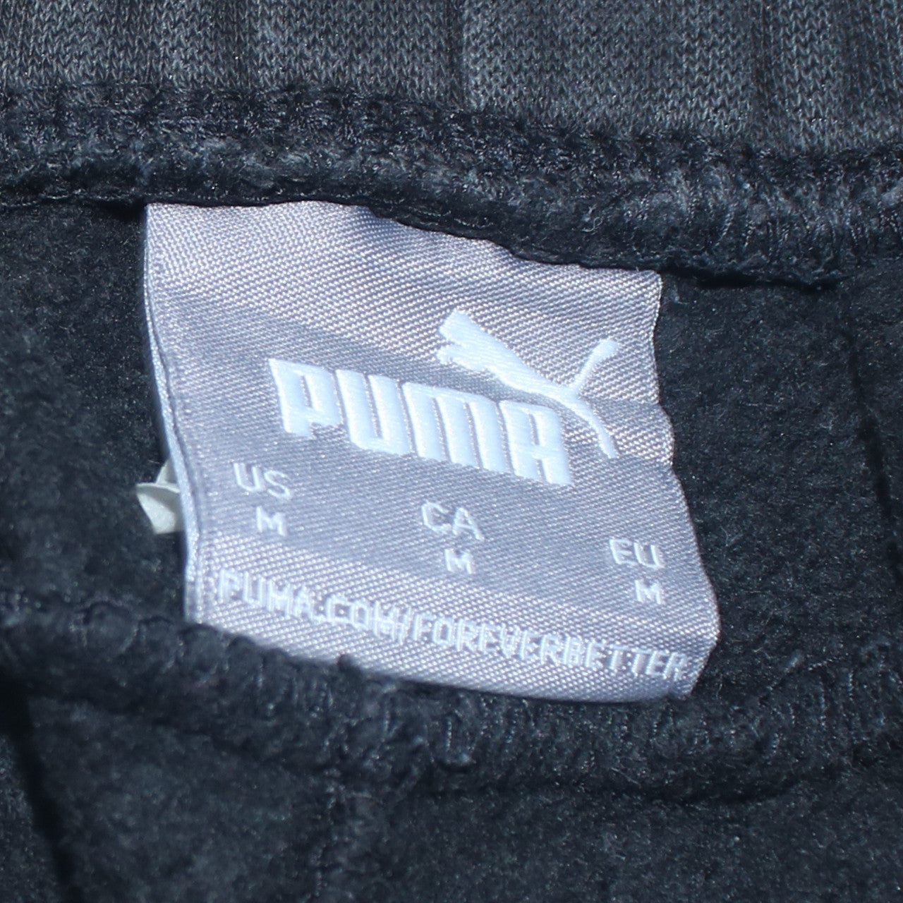 Puma Mens Black Jogger Sweatpants M Regular Fit Fleece Sports Trousers