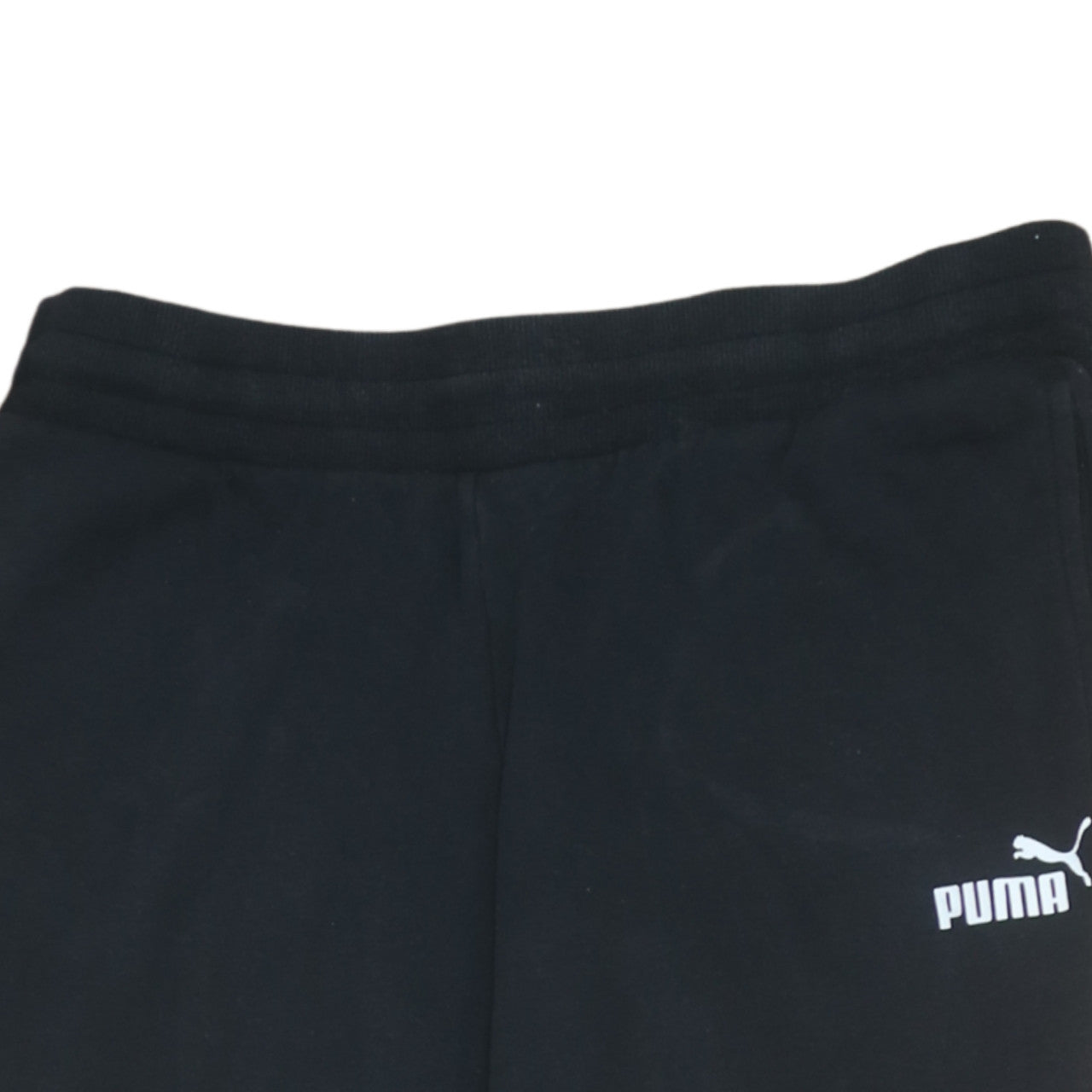 Puma Mens Black Jogger Sweatpants M Regular Fit Fleece Sports Trousers