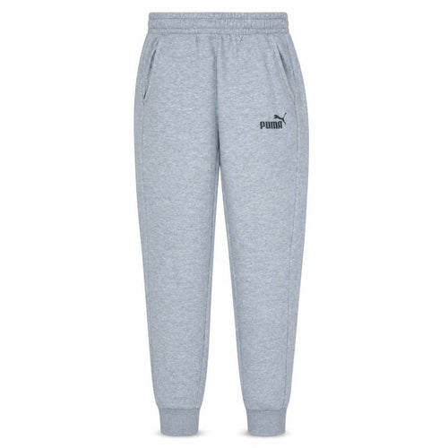 Puma Men's Grey Jogger Sweatpants S Regular Fit Elastic Waist Activewear
