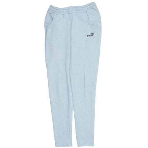 Puma Womens Grey Jogger Sweatpants Size 8 Elastic Waist Fleece