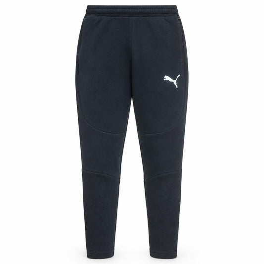 Front view of Puma Men's Black Jogger Sweatpants, size S, Regular Fit Activewear