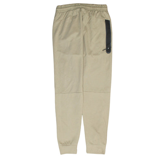 Nike Men Beige Jogger Trousers M Elastic Waist Tapered Fit