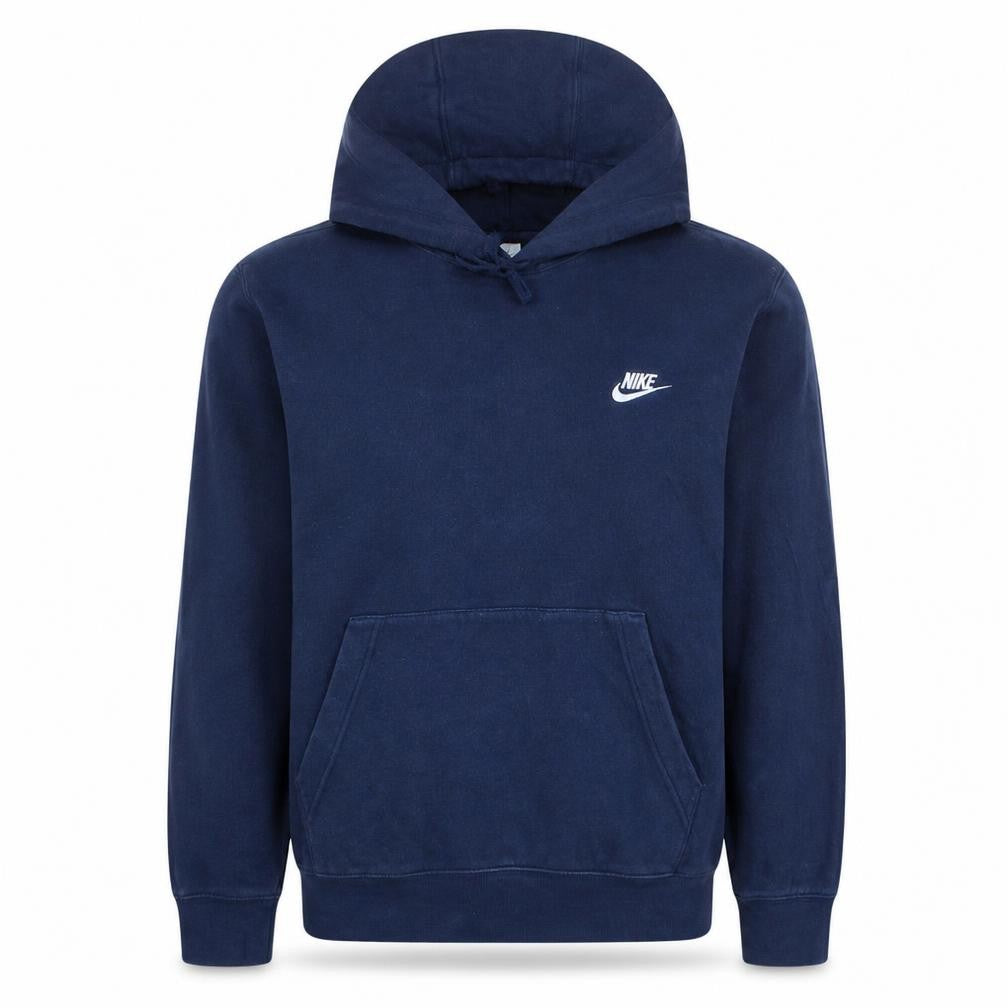 Nike Men's Blue Pullover Hoodie Size M Fleece Sportswear