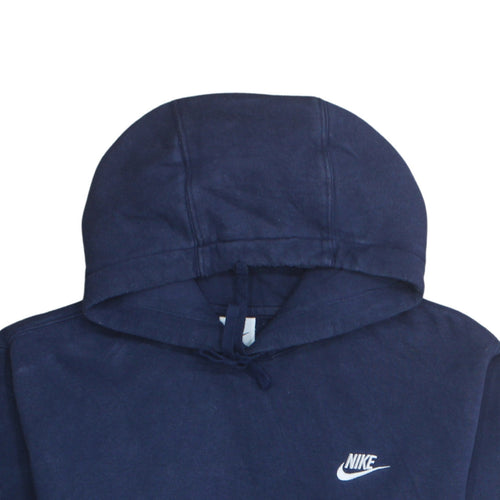 Nike Men's Blue Pullover Hoodie Size M Fleece Sportswear