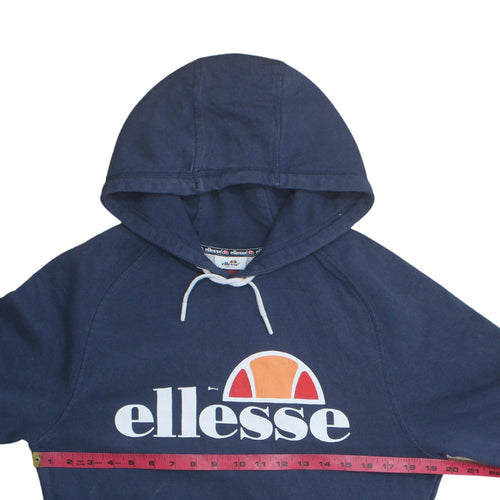 Ellesse Men’s Blue XS Pullover Hoodie Graphic Logo Sportswear