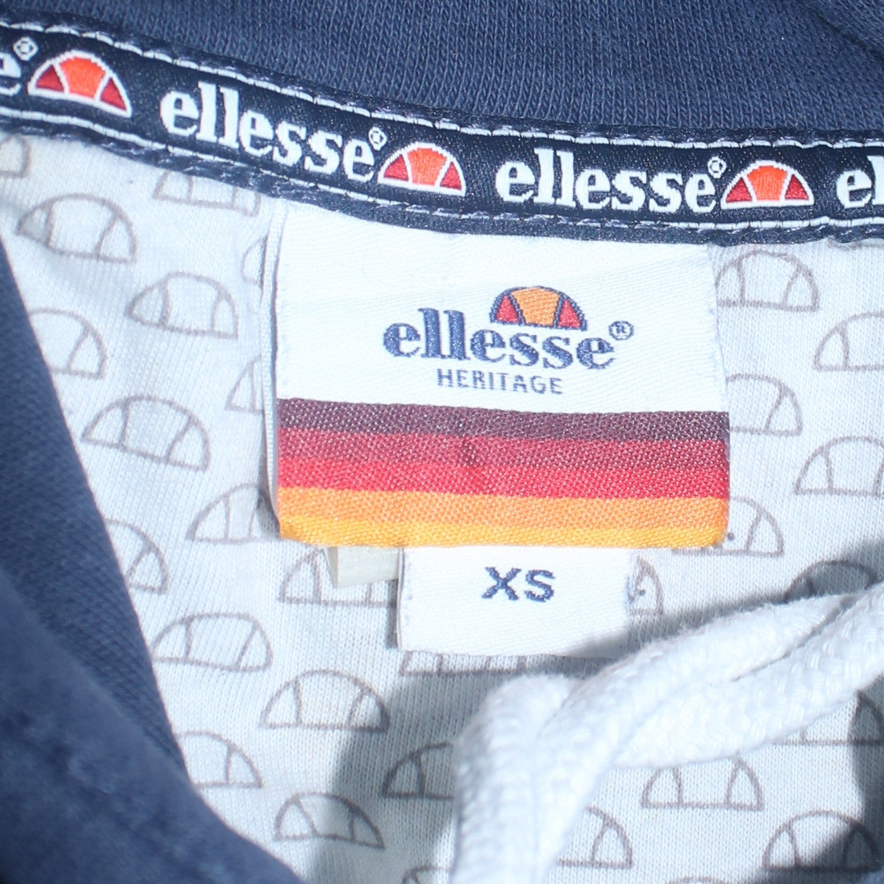 Ellesse Men’s Blue XS Pullover Hoodie Graphic Logo Sportswear