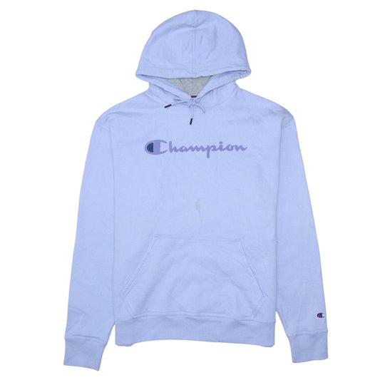 Champion Women's Light Purple Pullover Hoodie Size L Cotton Blend