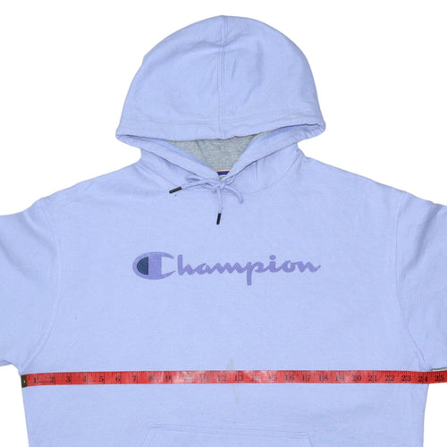 Champion Women's Light Purple Pullover Hoodie Size L Cotton Blend