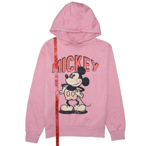 Primark Disney Women Pink XS Pullover Hoodie Mickey Graphic Print
