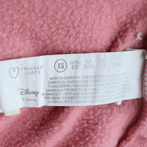 Primark Disney Women Pink XS Pullover Hoodie Mickey Graphic Print