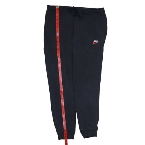Nike Men's Black Jogger Sweatpants M Regular Fit Fleece Active Trousers