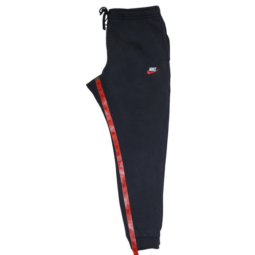 Nike Men's Black Jogger Sweatpants M Regular Fit Fleece Active Trousers