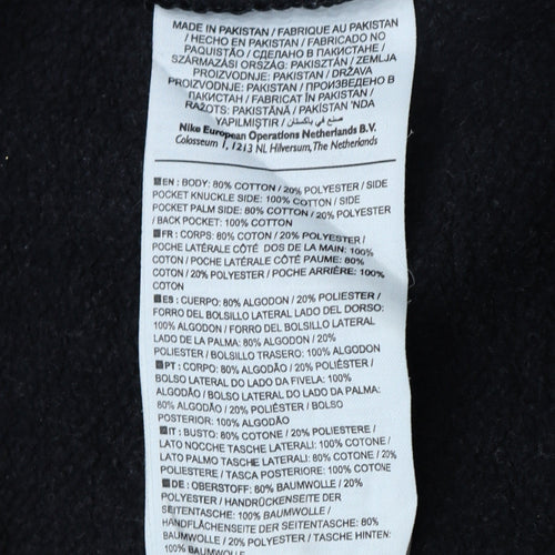 Nike Men's Black Jogger Sweatpants M Regular Fit Fleece Active Trousers