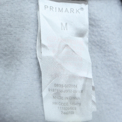 Primark Men's Grey The Grinch Christmas Long Sleeve Pyjama Top M