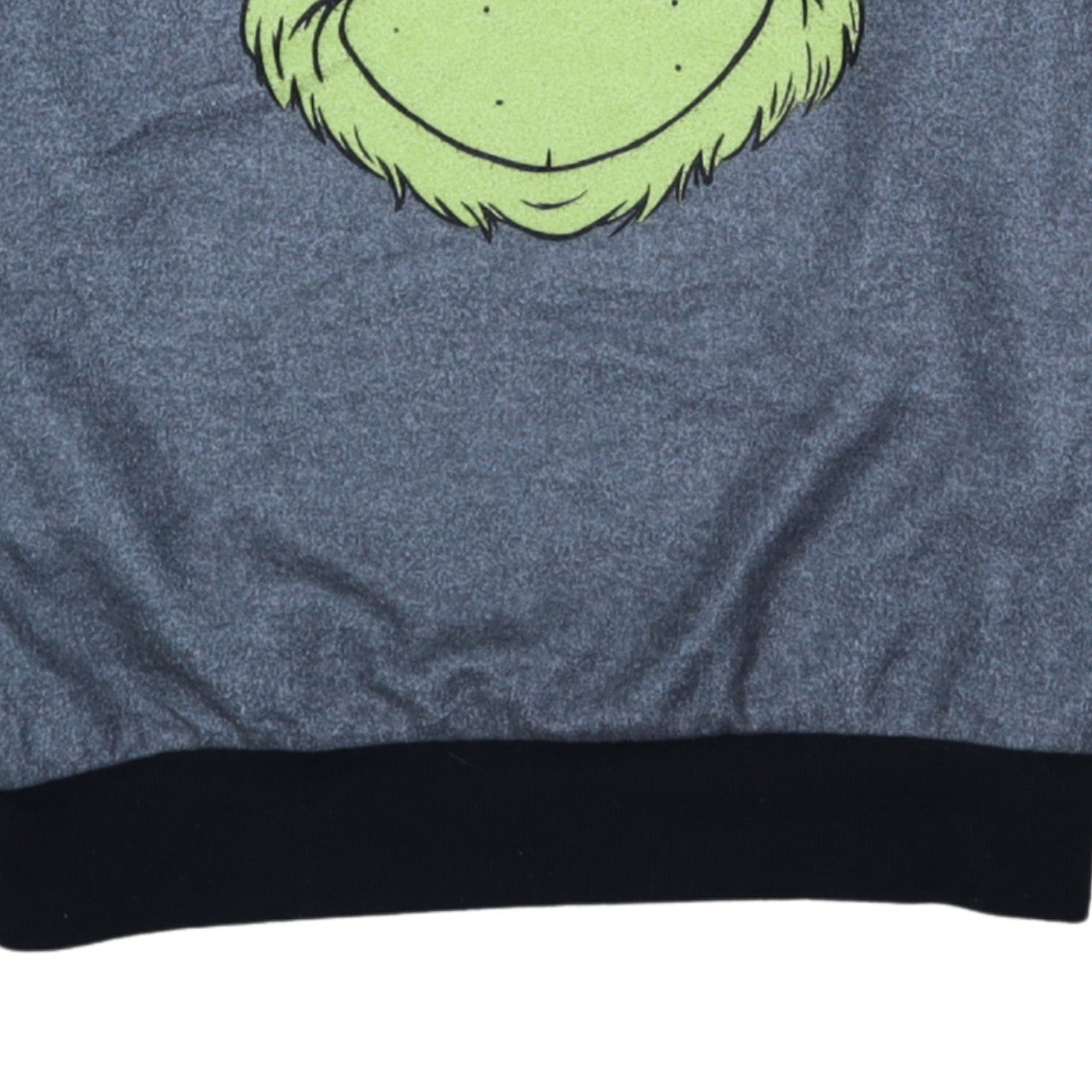 Primark Men's Grey The Grinch Christmas Long Sleeve Pyjama Top M