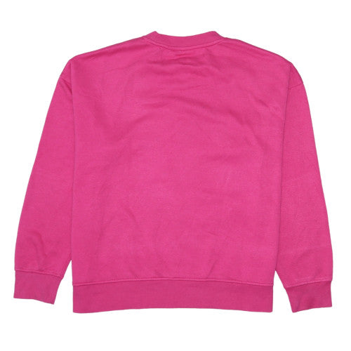 Disney Primark Women Pink Stitch Sweatshirt M 12/14 Pullover Crew Neck