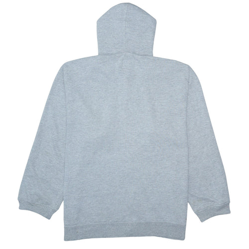 Nike Men's Grey Full Zip Hoodie Size L Regular Fit Sportswear