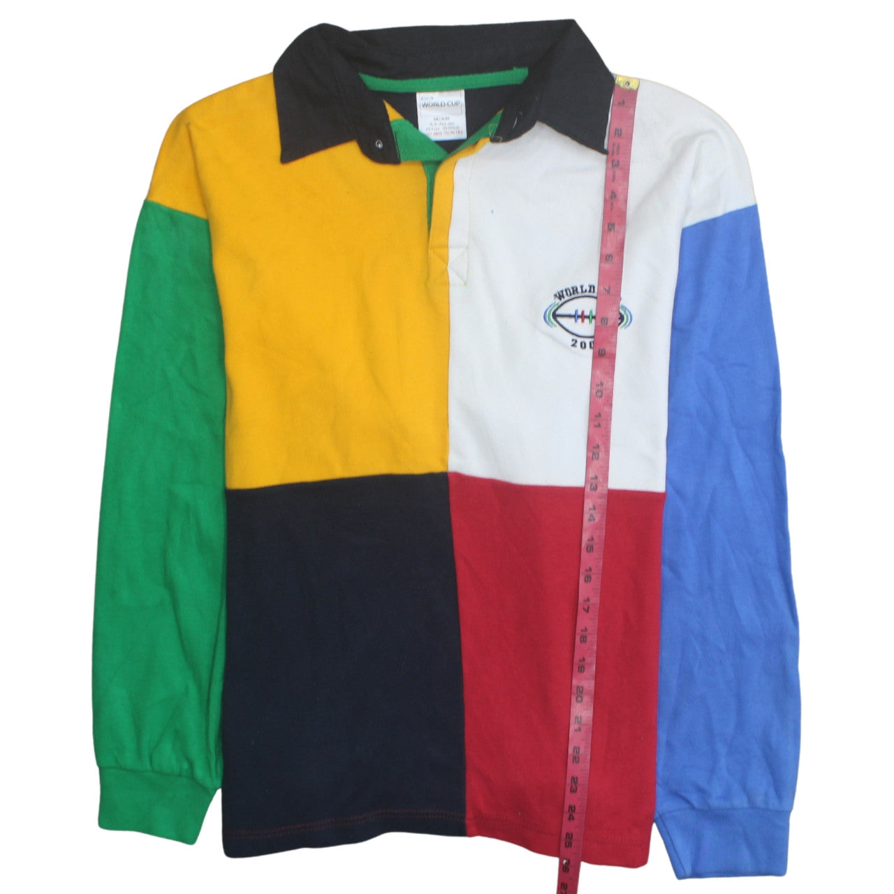 World Cup 2007 Men's Multicoloured Rugby Style Pullover Sweatshirt M