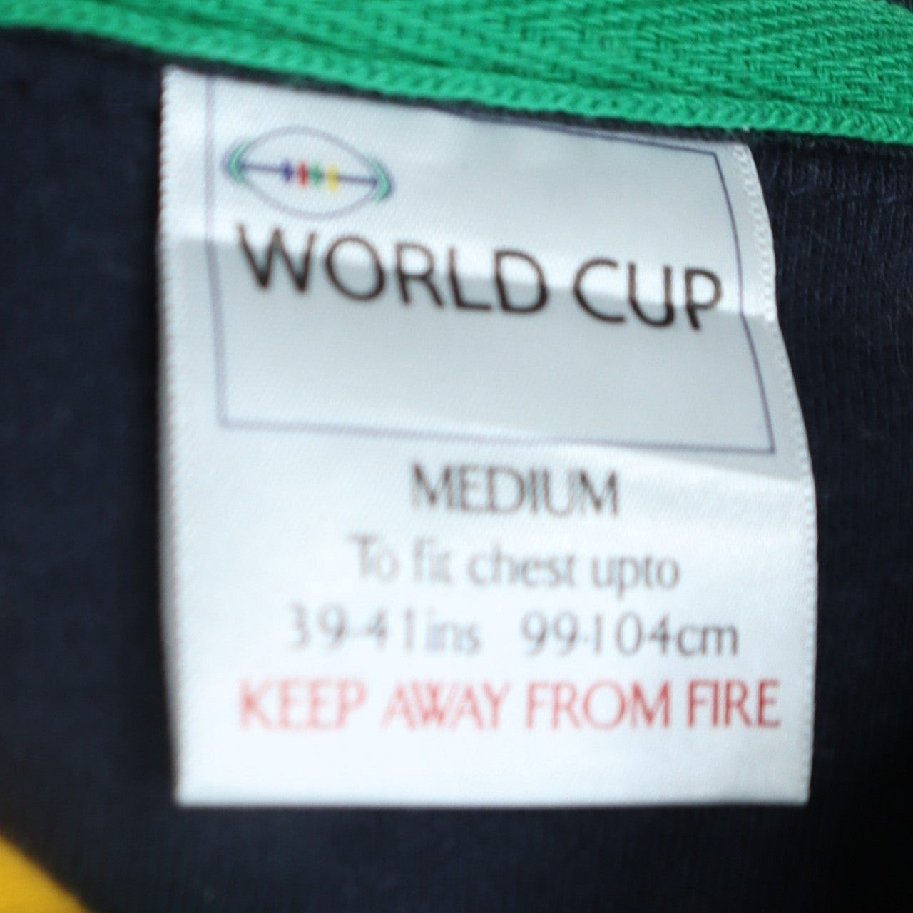 World Cup 2007 Men's Multicoloured Rugby Style Pullover Sweatshirt M