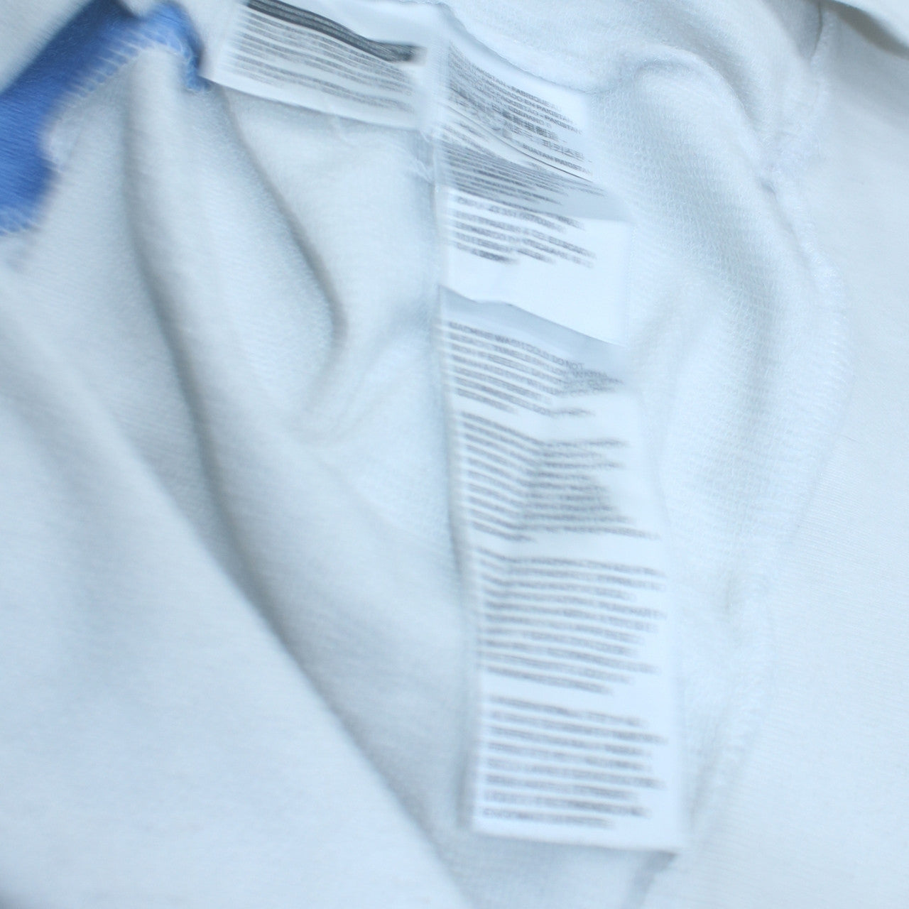 Levi's Women's White Blue Logo Crew Neck Pullover Sweatshirt Size S