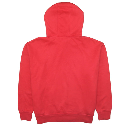 Disney Primark Women Red Hoodie Medium Graphic Print Heart Hands Pullover