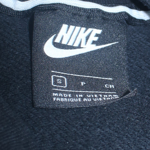 Nike Men's Black S Pullover Crew Neck Logo Sweatshirt