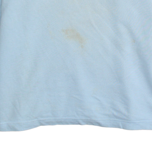 Tommy Hilfiger Men's Blue Long Sleeve Cotton Polo Shirt M