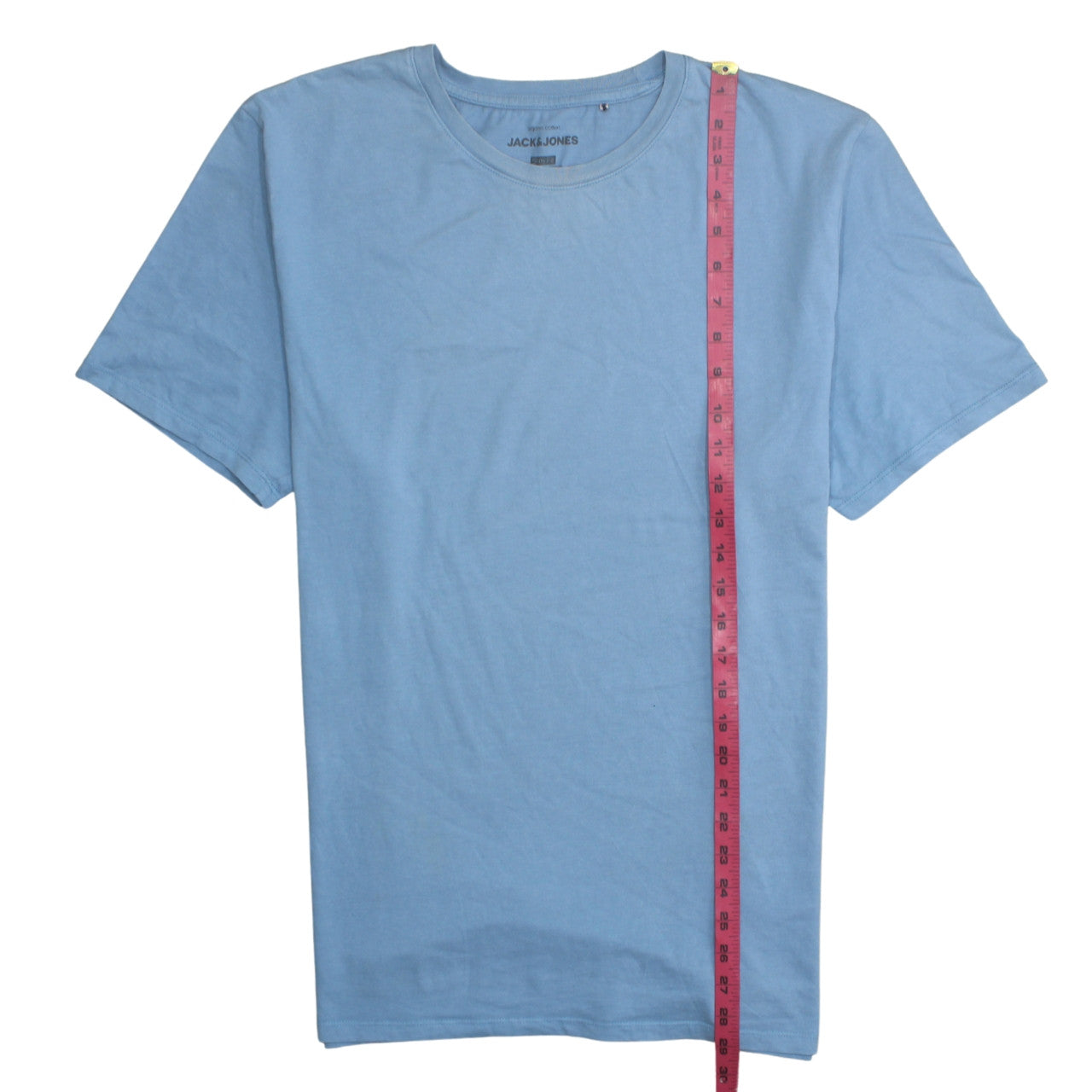 Jack & Jones Men's Blue Slim Fit Crew Neck Cotton T-Shirt XXL