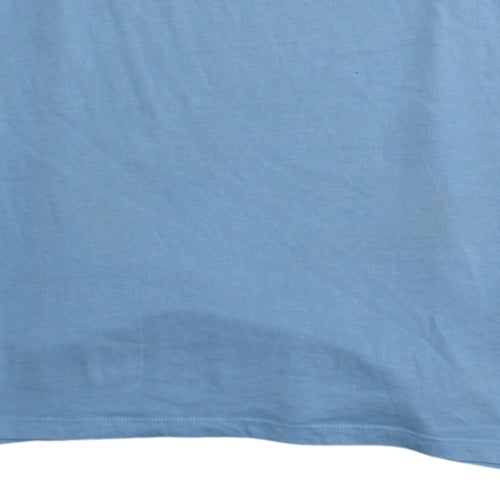 Jack & Jones Men's Blue Slim Fit Crew Neck Cotton T-Shirt XXL