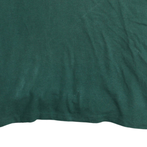 Ralph Lauren Men's Green Polo Shirt Size M Classic Fit Cotton