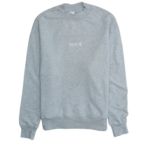 BOSS Men's Grey Crew Neck Pullover Sweatshirt Size S