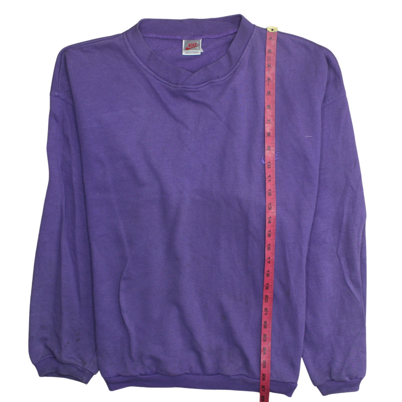 Nike Womens Purple Crew Neck Pullover Sweatshirt XL