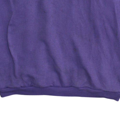 Nike Womens Purple Crew Neck Pullover Sweatshirt XL