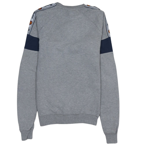 Ellesse Womens Grey Sweatshirt UK 4 Logo Pullover Classic Fit