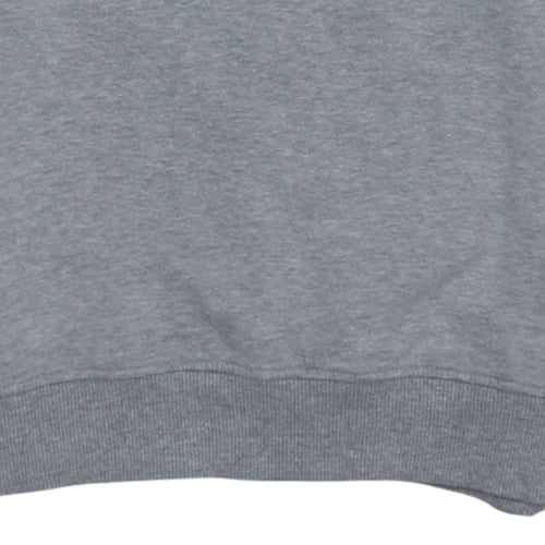 Ellesse Womens Grey Sweatshirt UK 4 Logo Pullover Classic Fit